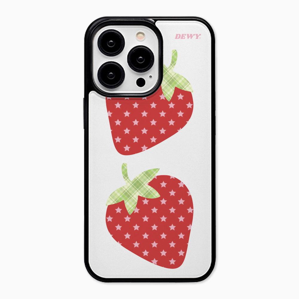 과일 딸기 star strawberry phone case 맥세이프 글라스/ 글라스 아이폰 갤럭시 범퍼 폰케이스