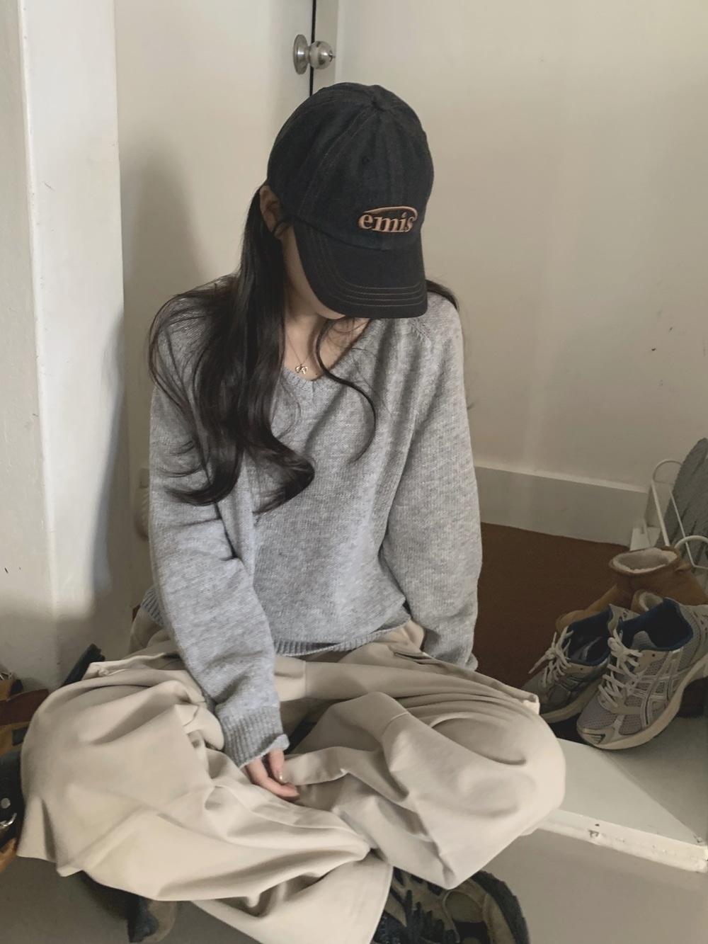 뮤트크레메 [봄니트] 스프링 새들 basic knit