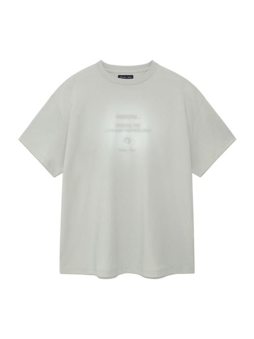 PAIRING LOGO PRINTING TOP FOR MEN IN LIGHT GREY