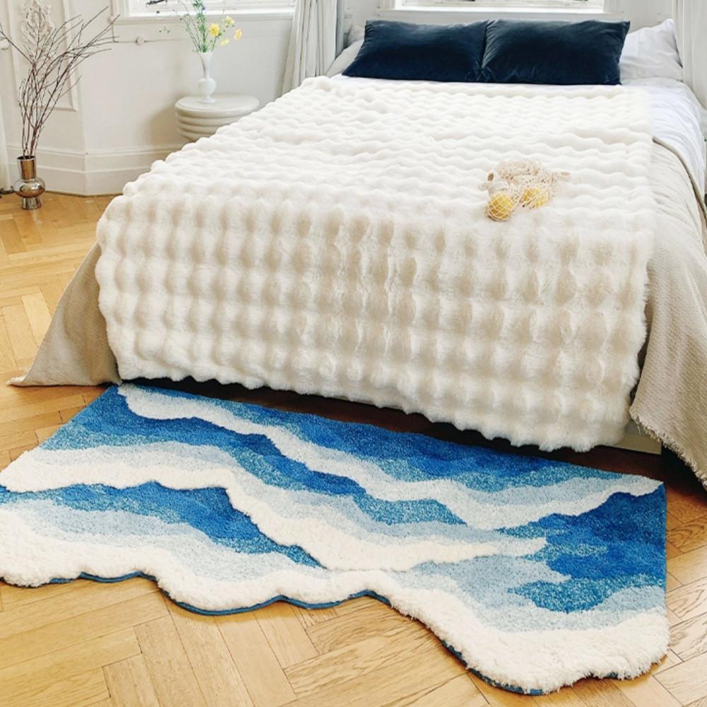 채우다공간 미니러그 침대 포인트 침실 러그