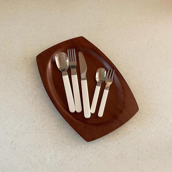 아노바 크림 커트러리