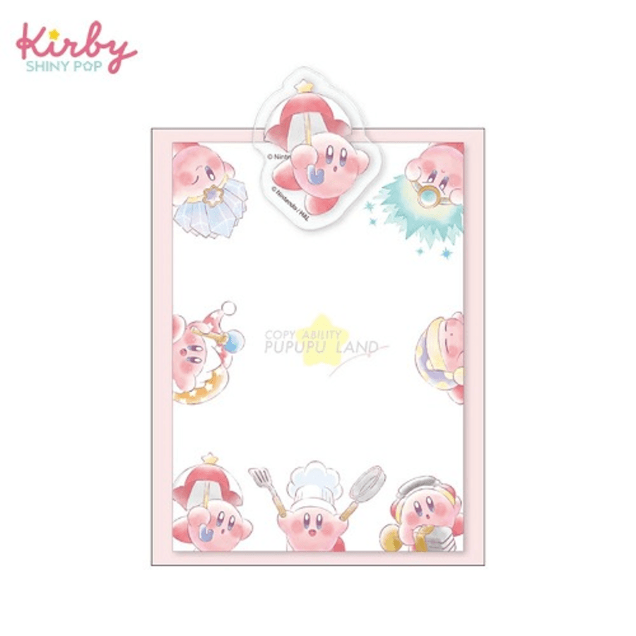 CM 별의 커비 클립보드 메모지 / 변신