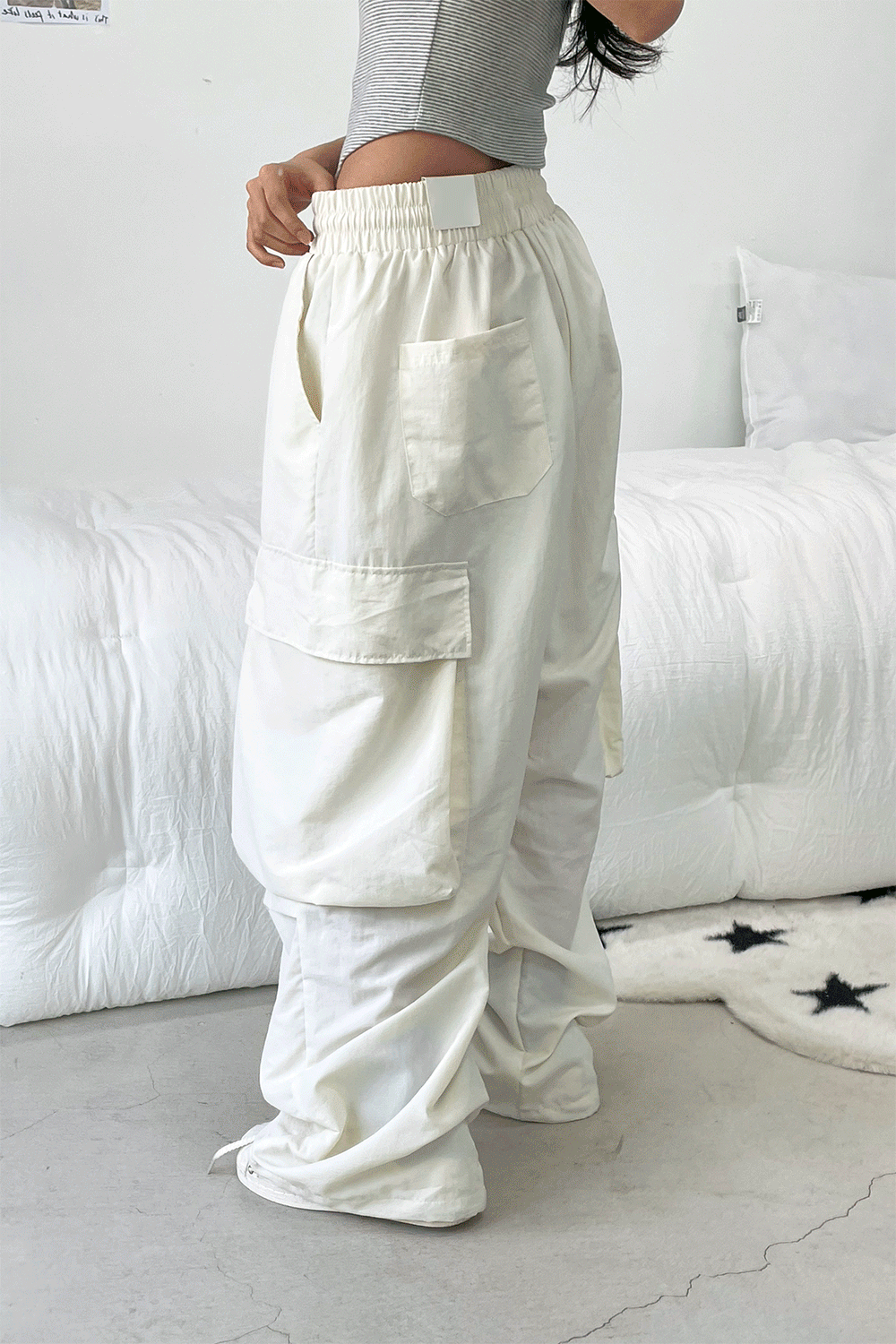 아쿠비클럽 cheddar cargo wide pants (6colors)