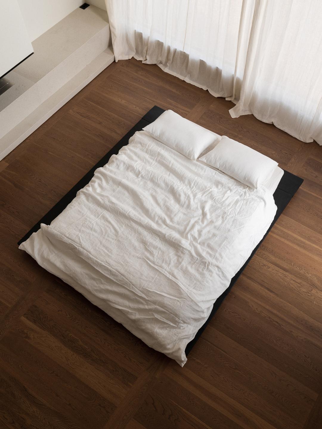 LINEN DUVET COVER (OFF WHITE)