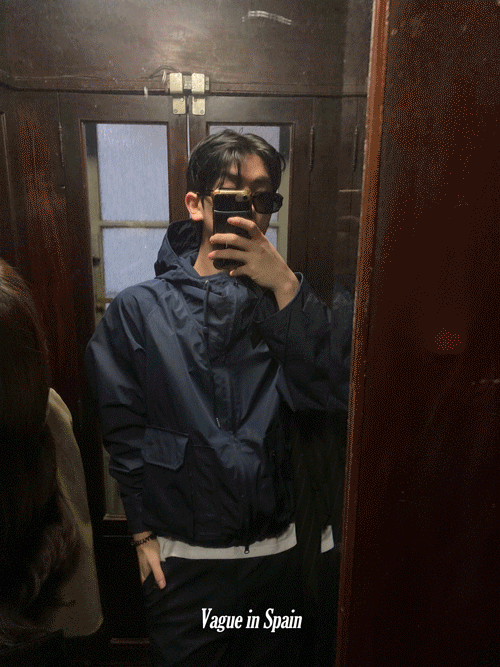 Poten pocket windbreaker (3color)