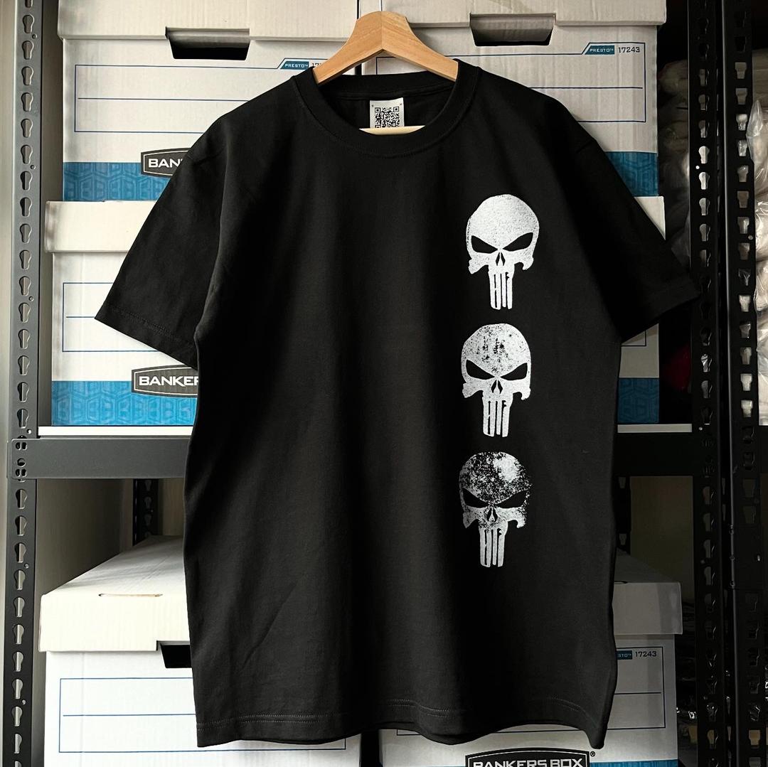 Bunisher Skull T-shirts [ Black ]