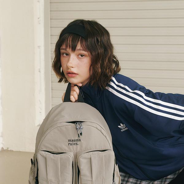 mini ver. Glove backpack_Khaki beige