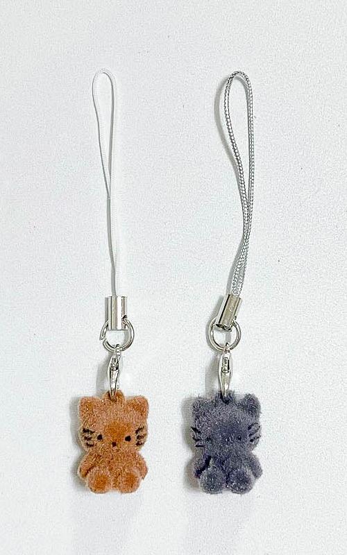 뽀송 키티 키링