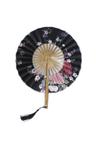 紅煙 Oriental flower folding fan (3color)