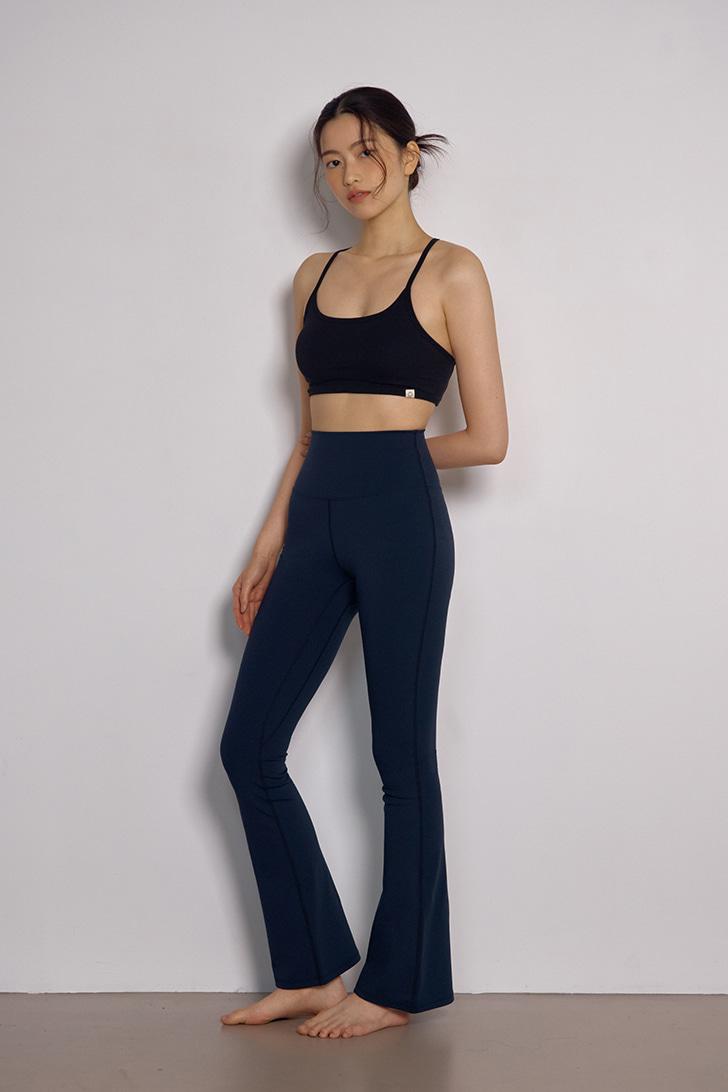 High Support leggings pants (Dark black)
