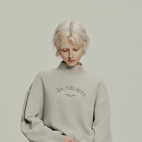 스탠드넥 빈티지  피그먼트 맨투맨