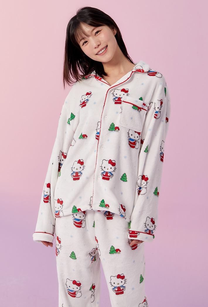 [산리오캐릭터즈] 수면 파자마(WHITE)_ SPPPE4TU04