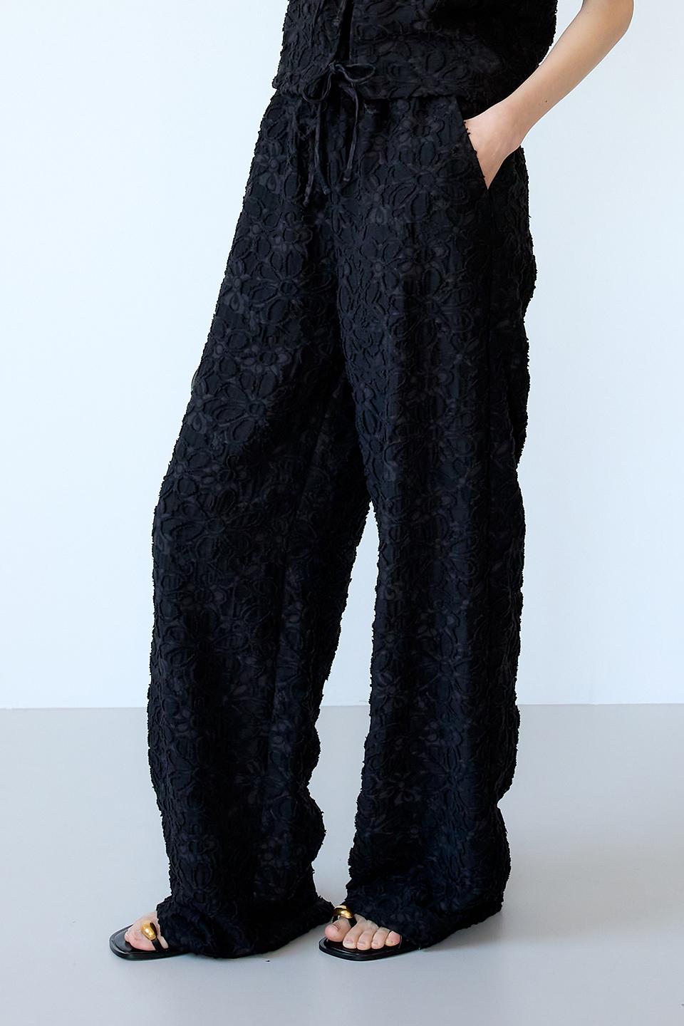 Bloom Wide Pant - Black