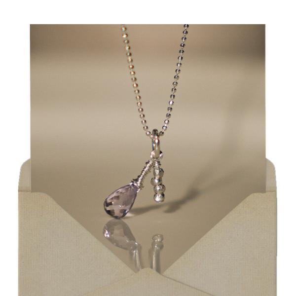 2月) 내 안의 평화, silver necklace