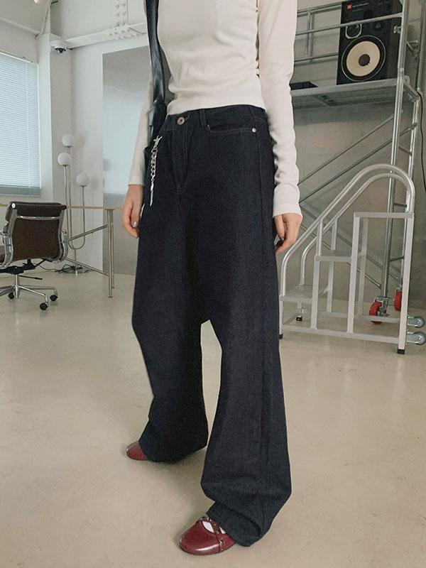 블렘토 Non Fade Selvedge Wide Denim