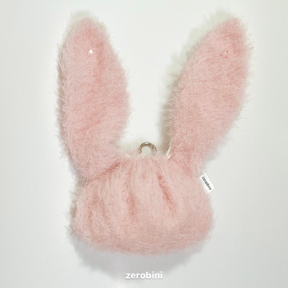[제로비니] 토끼 파우치 pink