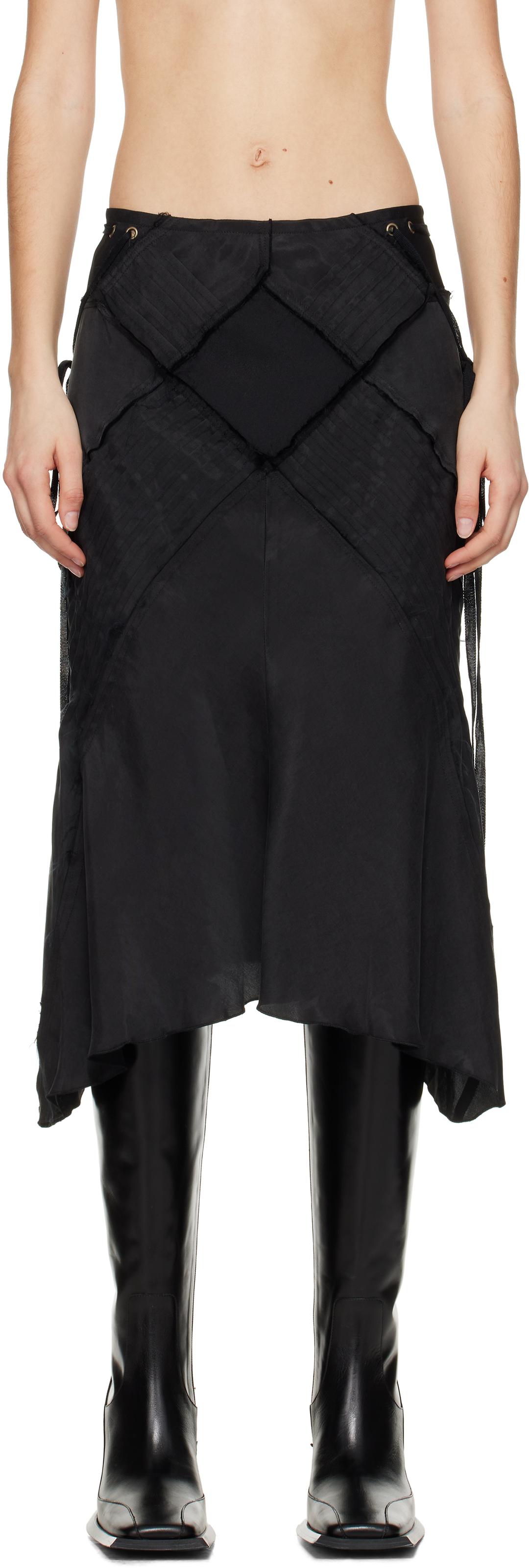 블랙 엘리시르 미디 스커트