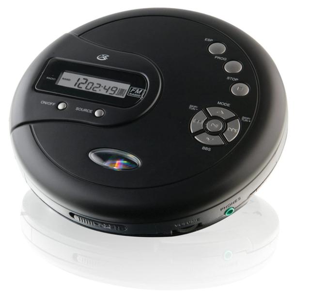 레트로 휴대용 시디 플레이어 CD PLAYER 어학 씨디 빈티지 감성 FM 라디오 GPX