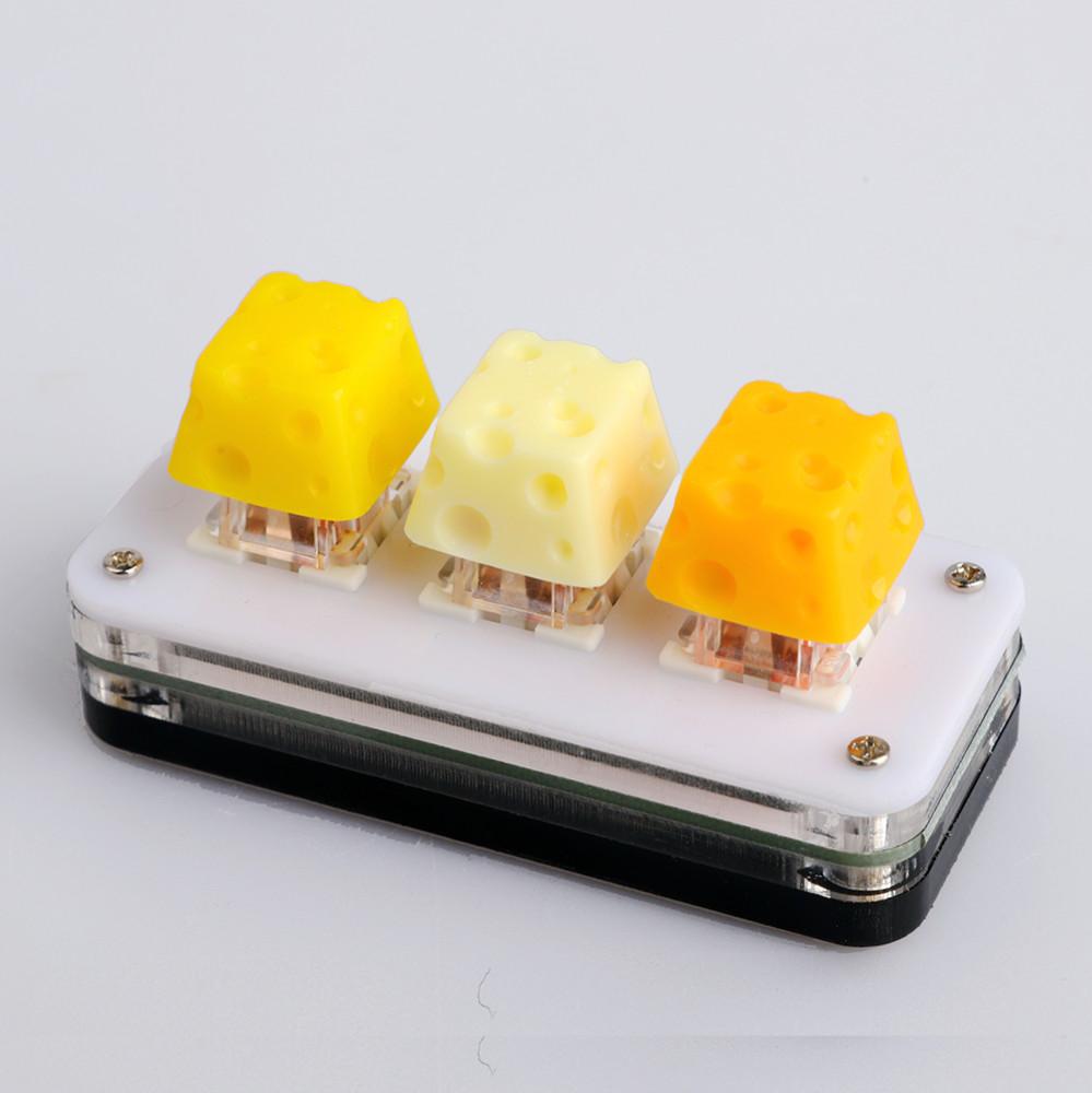 내 키보드 위에 치즈 포인트키캡 키보드키캡 수제 레진키캡