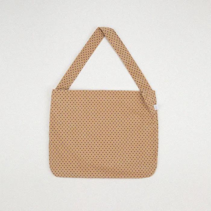 sppe dot corduroy bag [beige] / 도트백 땡땡이 코듀로이 가방 [베이지]