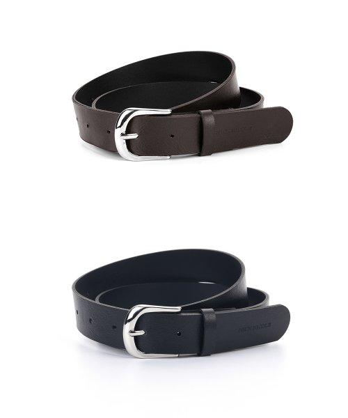 NICOLE BASIC LEATHER BELT_2 COLORS