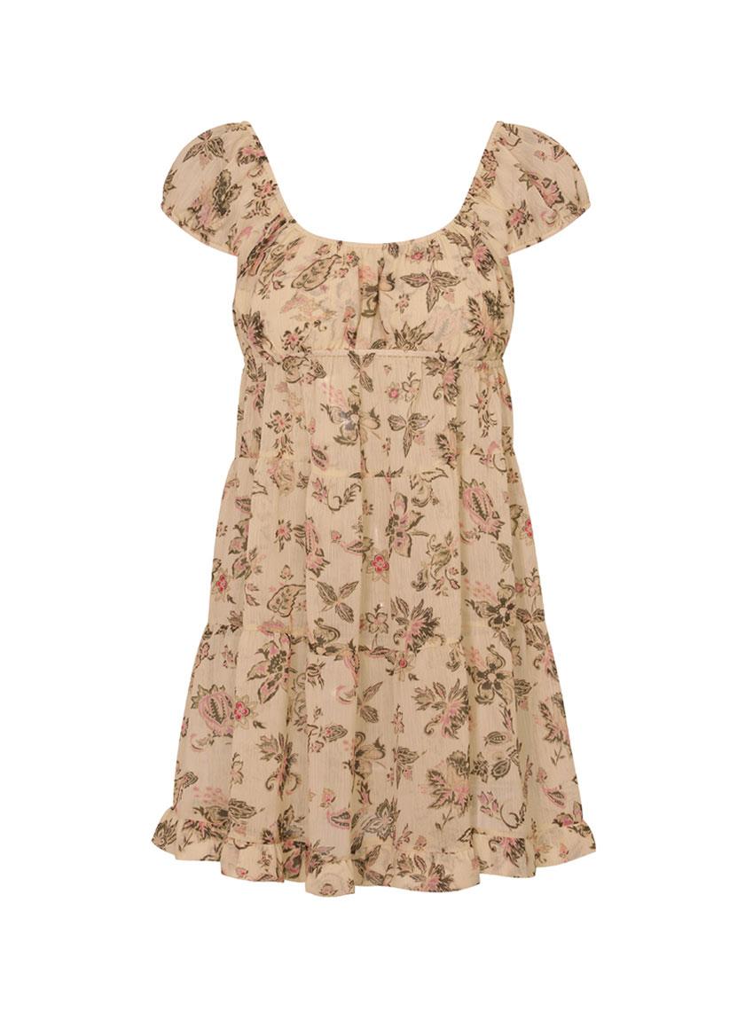Pani Pink Dress (Beige)