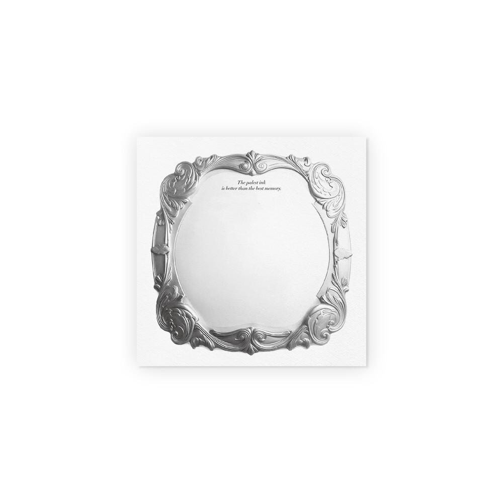 실버거울 메모지