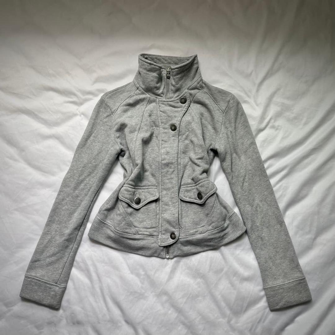 락시크 펑크 00's y2k 아카이브 갸루 하이넥 언발 슬림핏 자켓 집업 | 후루츠패밀리