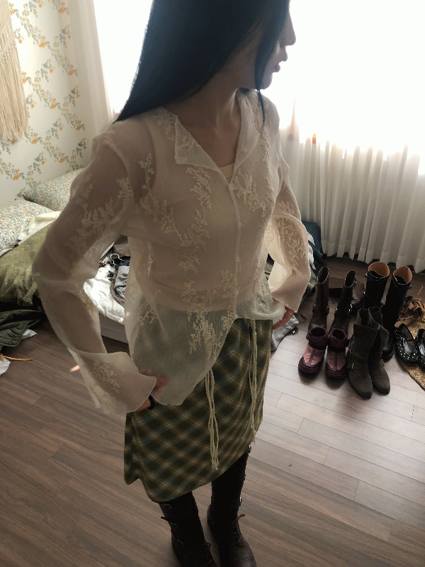 버터리 링클 가디건