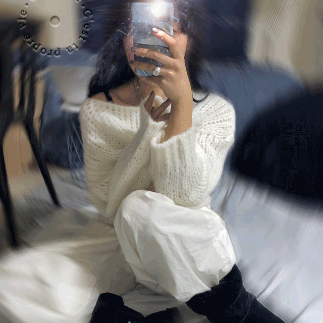 [BEST] Sale / Cloud filled alpaca knit