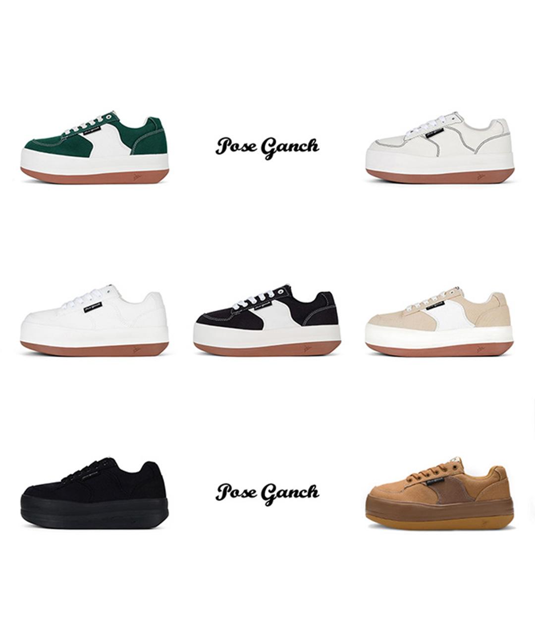 포즈간츠 [★배우 박보영 착용] 12만족 판매 멈멈 캔버스 플랫폼 스니커즈 (4.5cm / 7color)