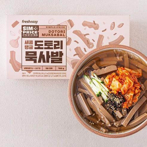 프레시지 밀키트 심프라이스 도토리 묵사발, 762g, 1개