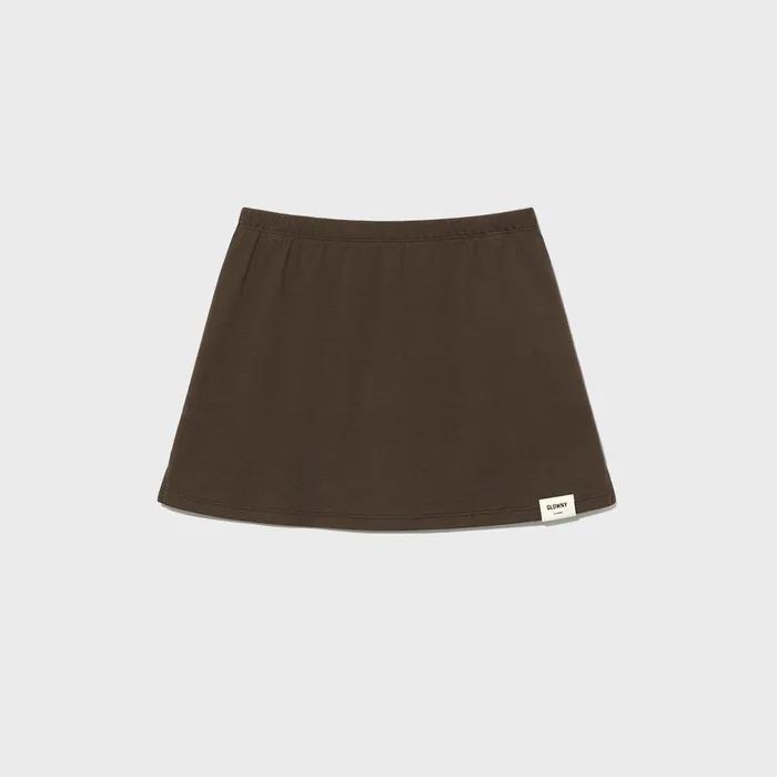 G CLASSIC MINI SKIRT (CHOCO)