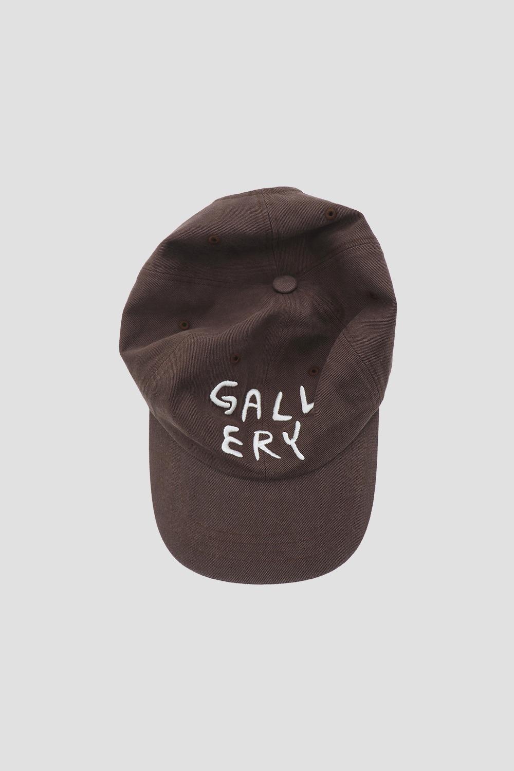 Gallery Logo Ball Cap - Brown