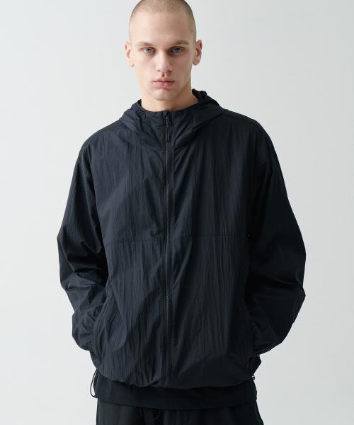 [시티 레저] 라이트웨이트 패커블 윈드브레이커 재킷 [블랙]