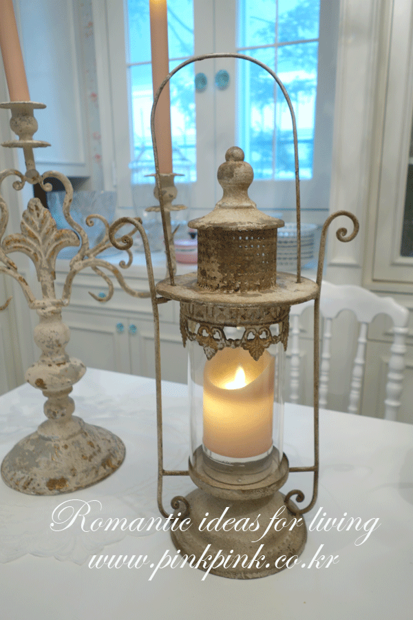*아이린 쉐비 비티지 캔들 램프