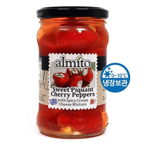 푸드올마켓_ 알미토 체리페퍼 위드 스파이시 크림치즈 280g /냉장, 280g, 1개