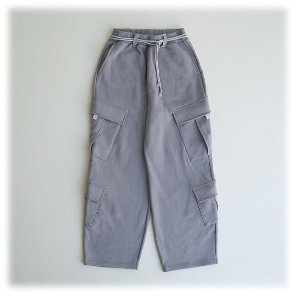 STRING CARGO SWEATPANTS (GREY)