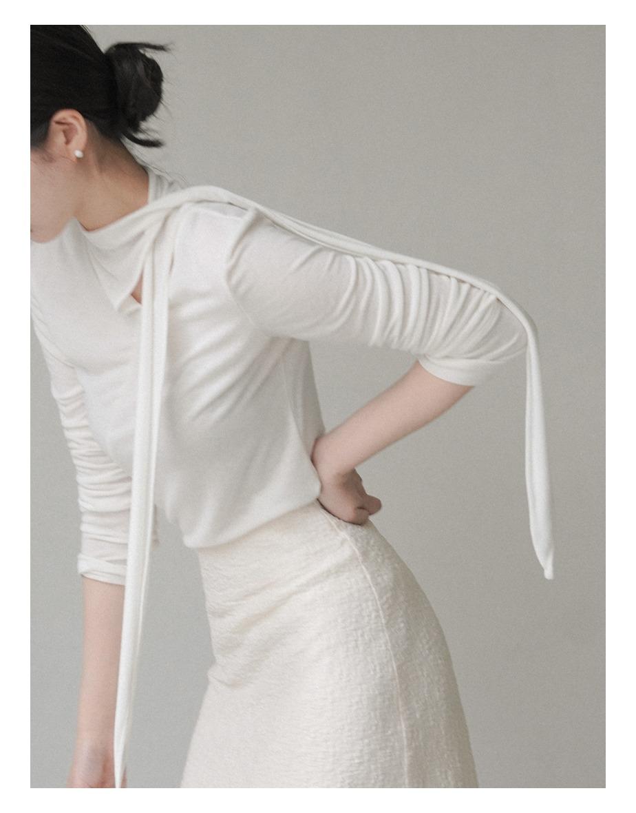 [5일소요] 슬래시 타이 롱 슬리브 (2colors)