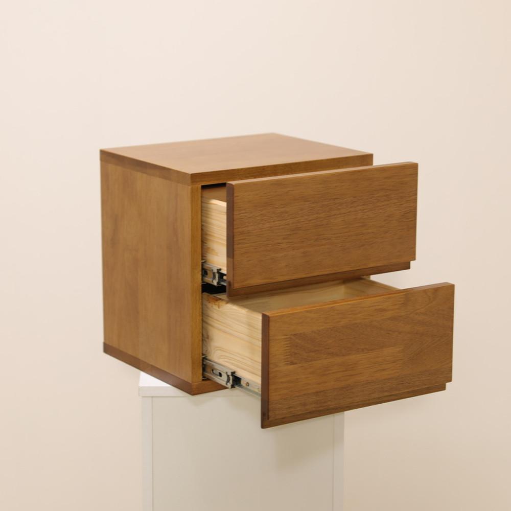 일제곱미터 데미안 원목 공간 수납 박스 정리함