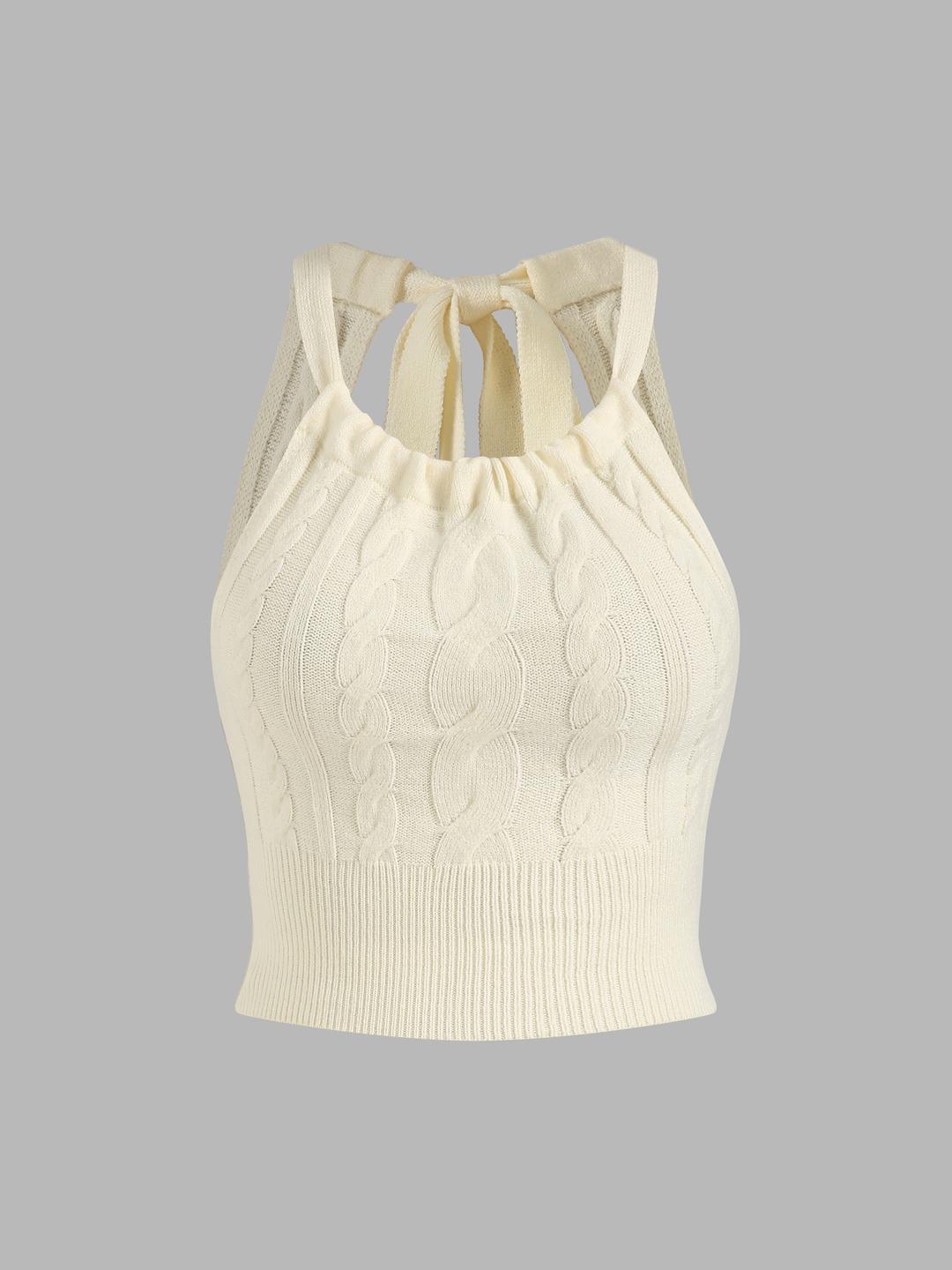 Solid Weave Knit Tank