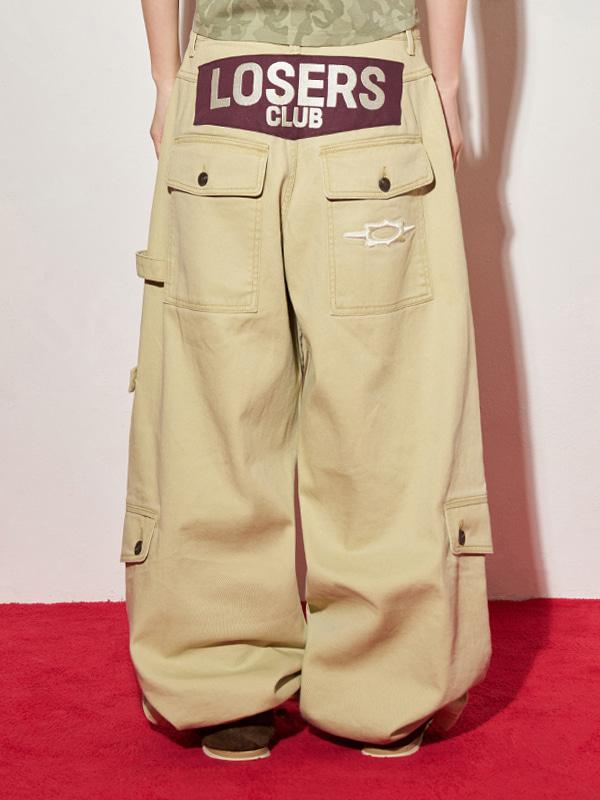 [ 1,3SIZE 8/20일 예약배송 ] LSC MULTI CARGO POCKET WIDE COTTON PANT (BEIGE)
