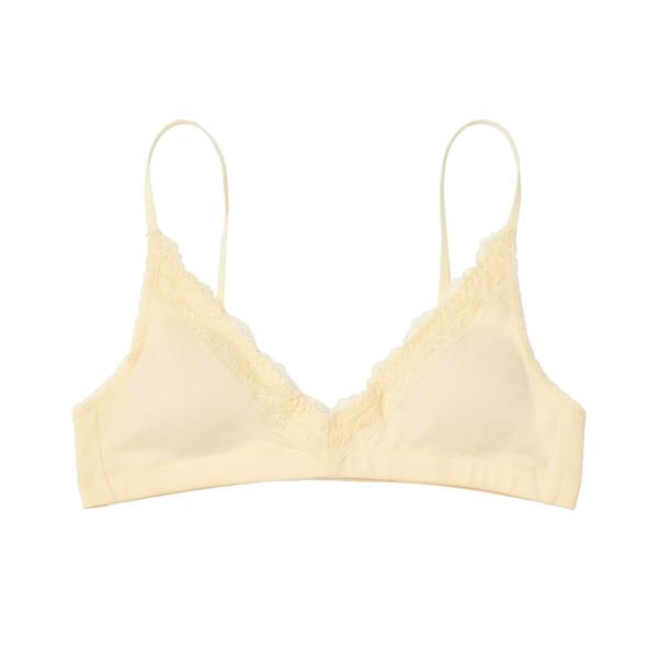 Triangle Lace Bralette(Buttercup)