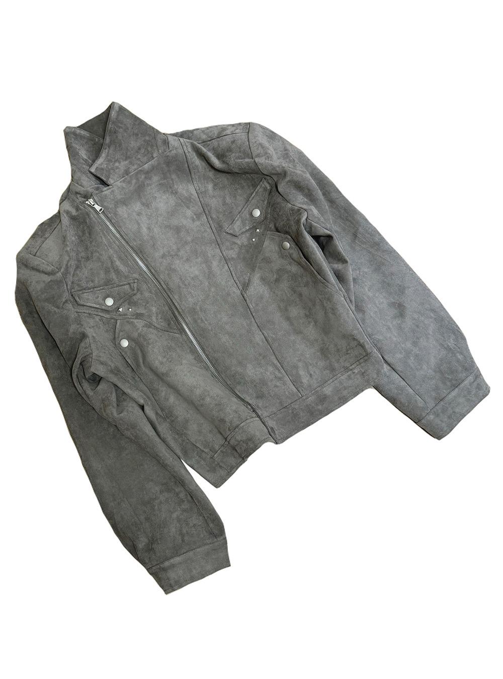 Asym Zip Studded Cleanfit Jacket