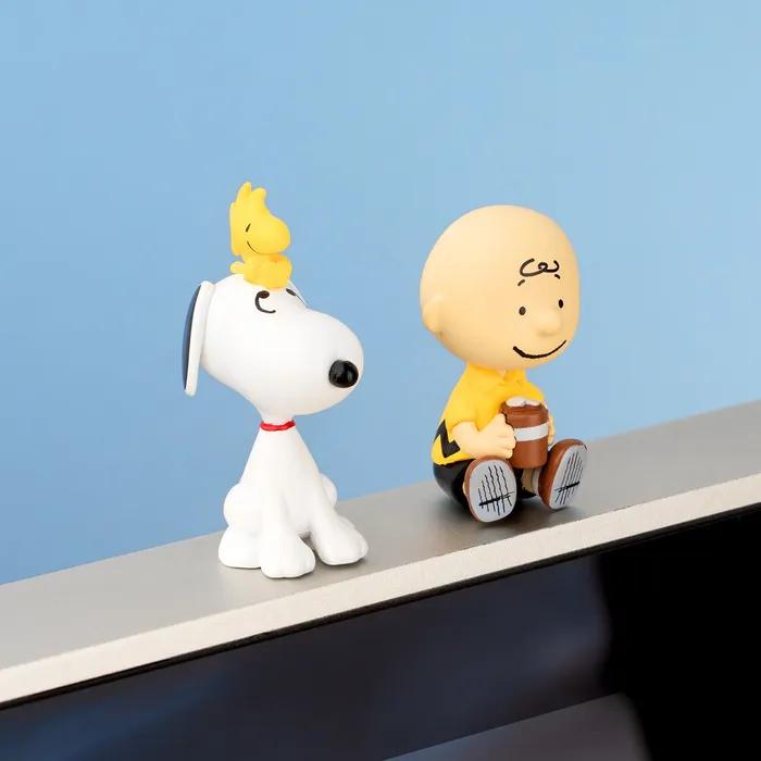 스누피 찰리브라운 모니터 피규어