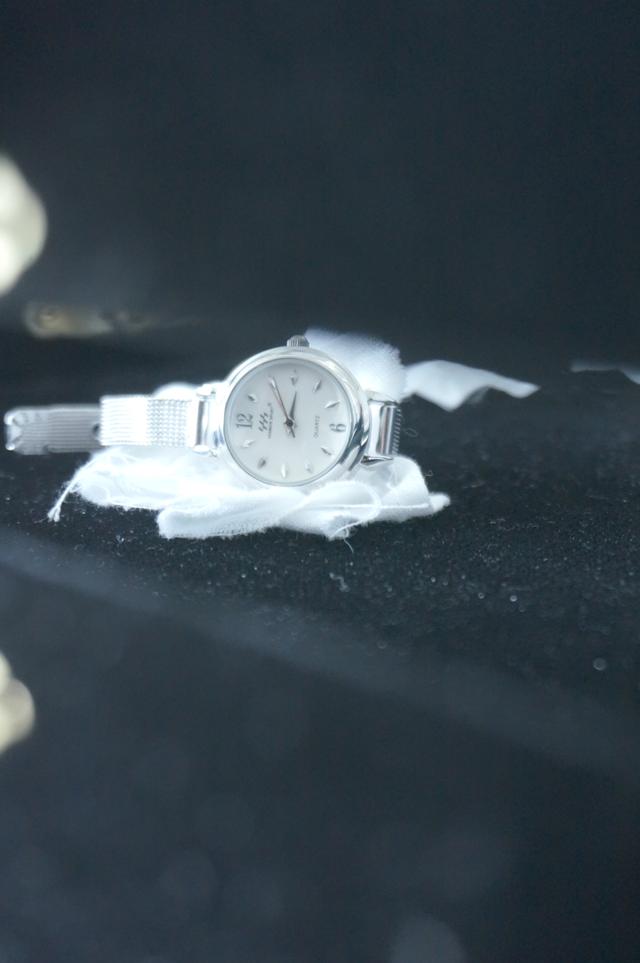 diamond stud watch