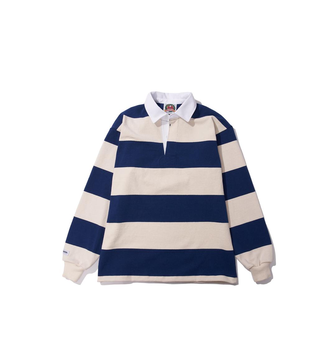 Classic Rugby Jersey Deep Ocean/Ivory