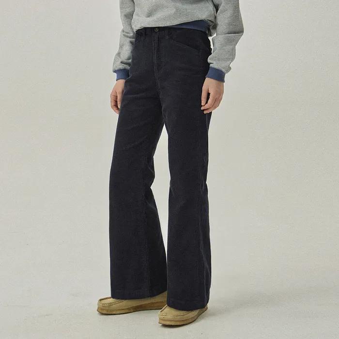 체라 4805 코듀로이 네이비 벨보텀 팬츠