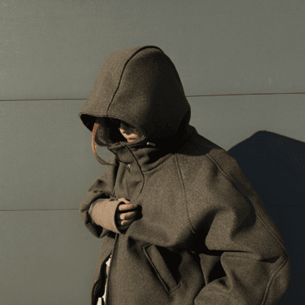 Rop warmer hood zip-up [2color]