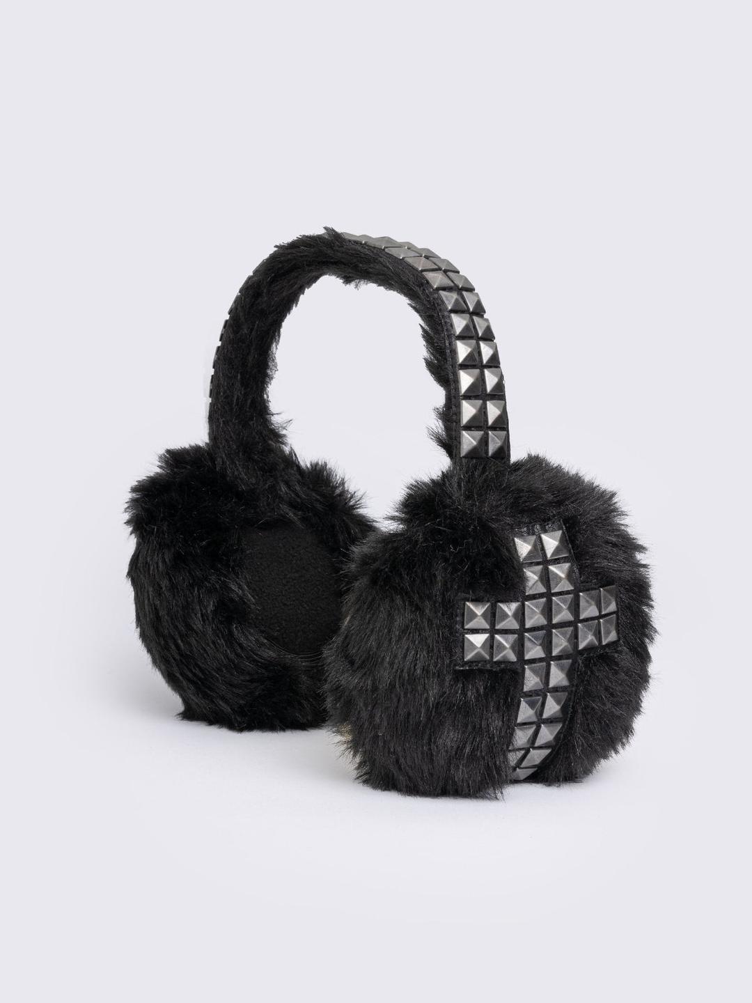 Saintly Trouble Earmuffs - One Size / Black